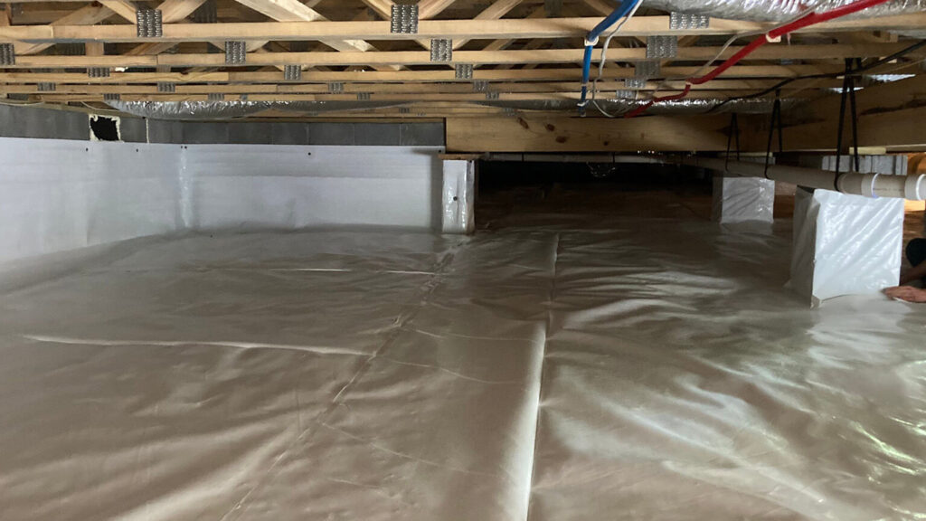 an encapsulated crawl space