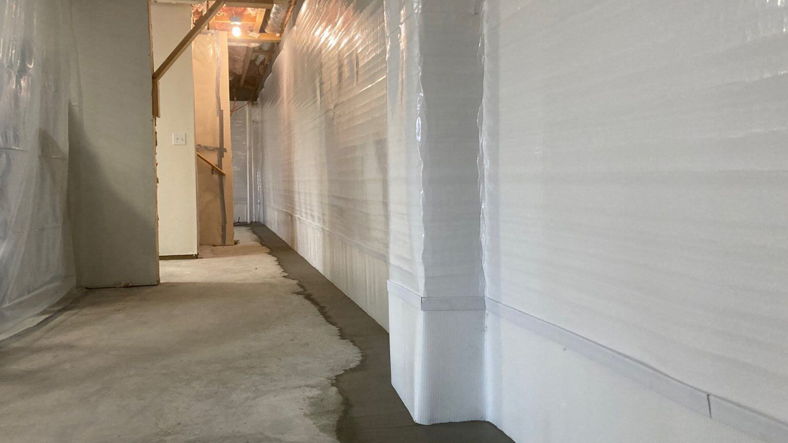 Waterproofed Basement Landscape