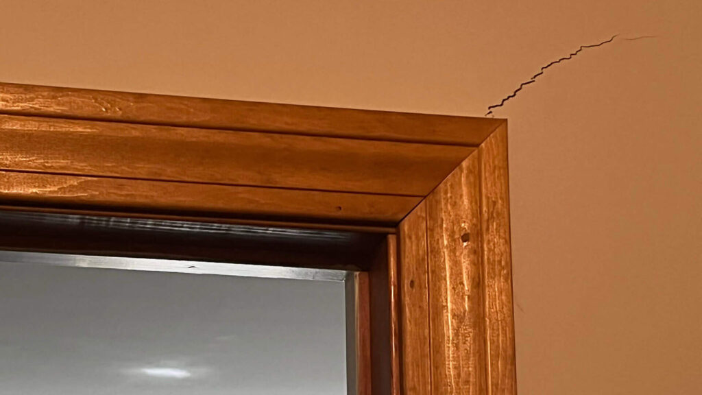 Close Up of Wall Crack