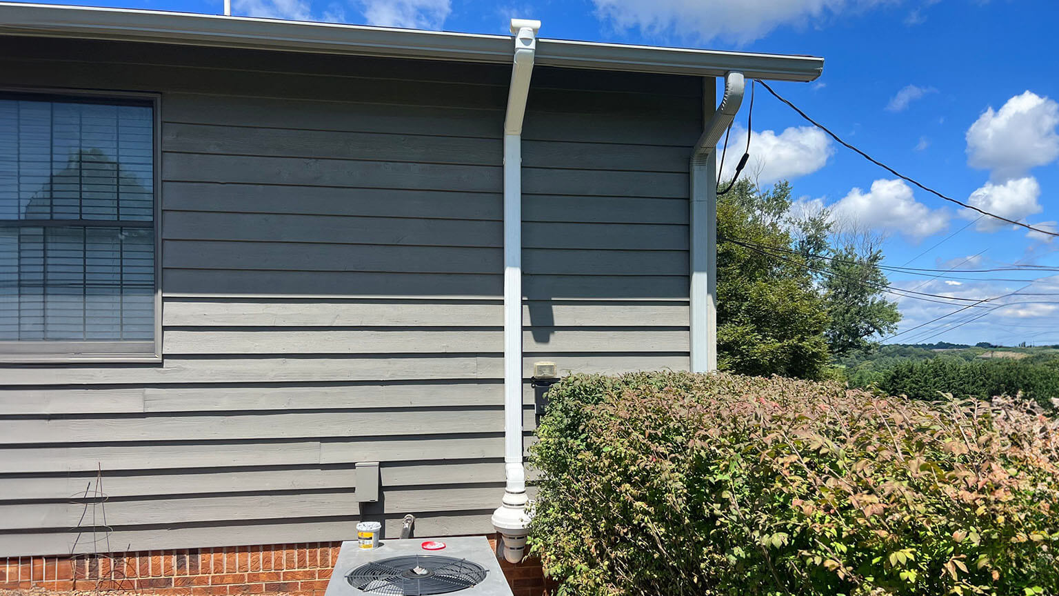 Outside Raddon Vent Pipe