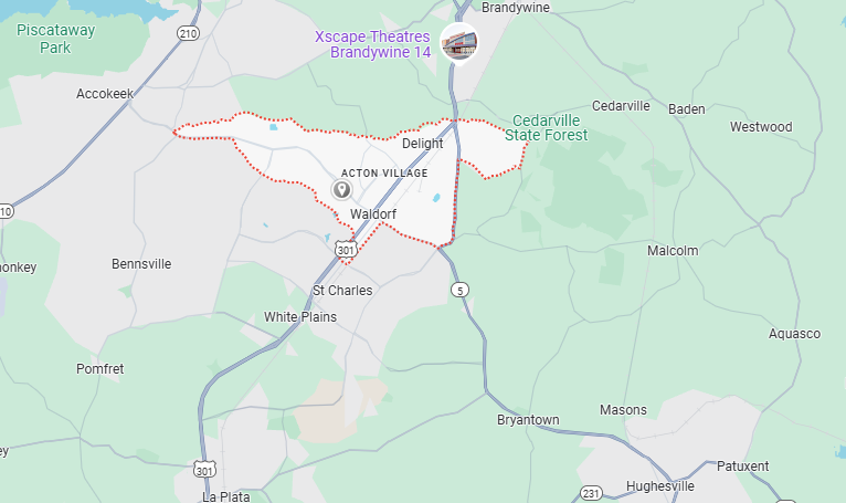 Waldorf, MD Map