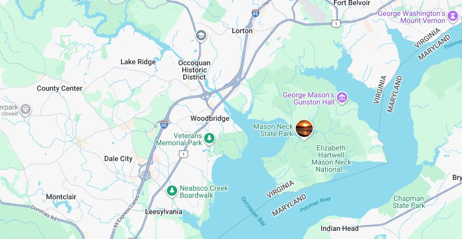Woodbridge, VA Map
