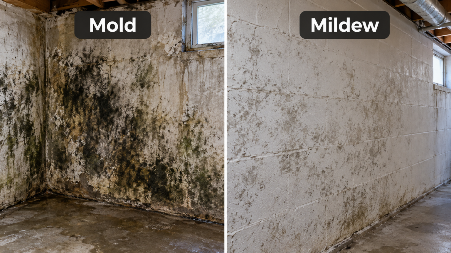 Mold and Mildew comparison