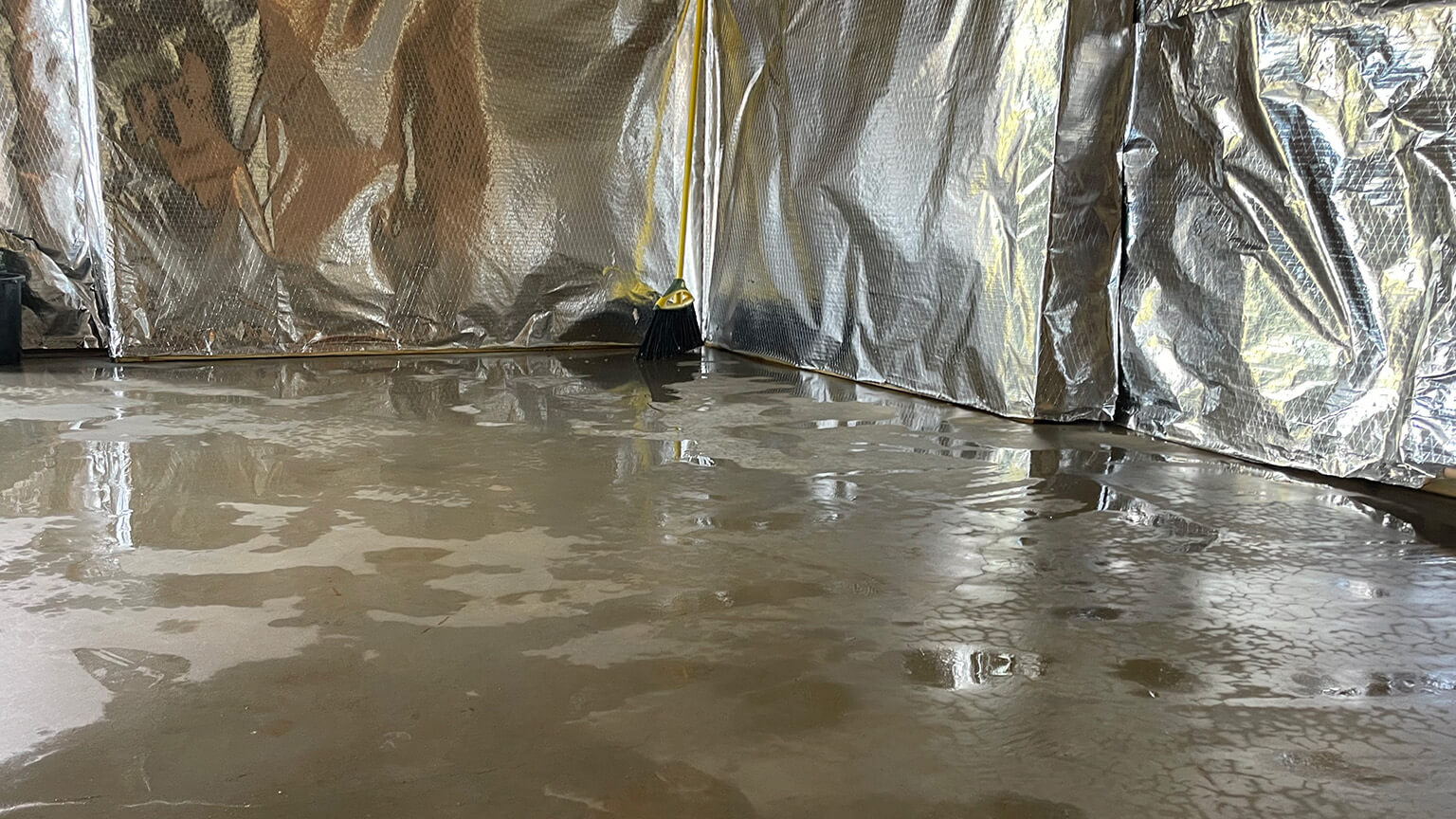 Flooded Basement After Heavy Rain