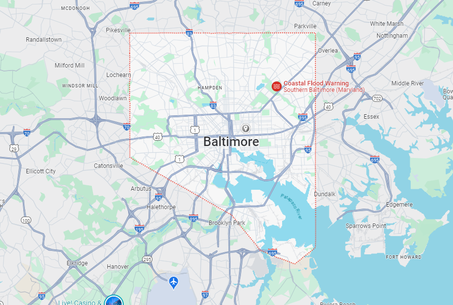 Baltimore map