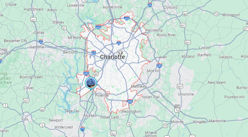 Charlotte map