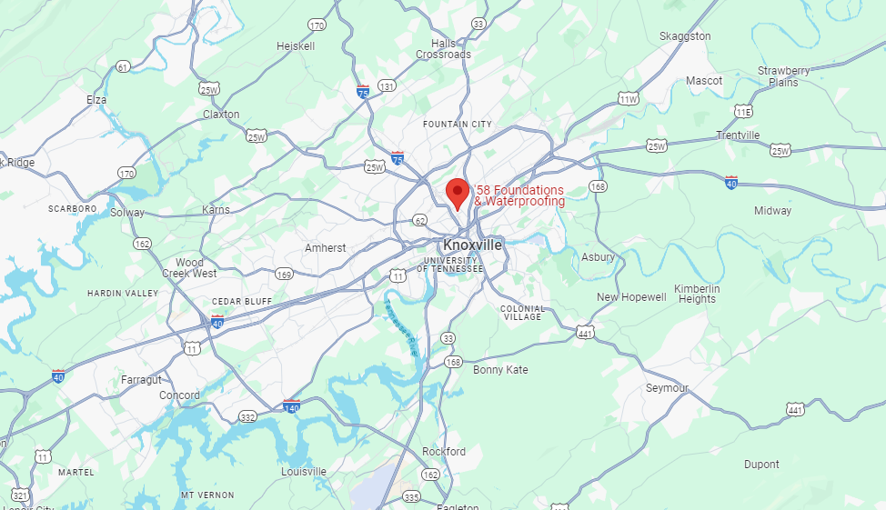 Knoxville map