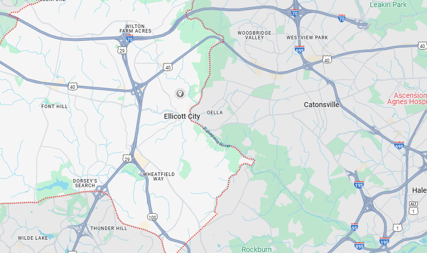 Ellicott City, MD Map
