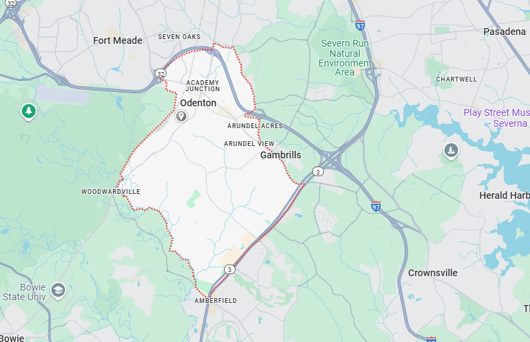 Odenton, MD Map