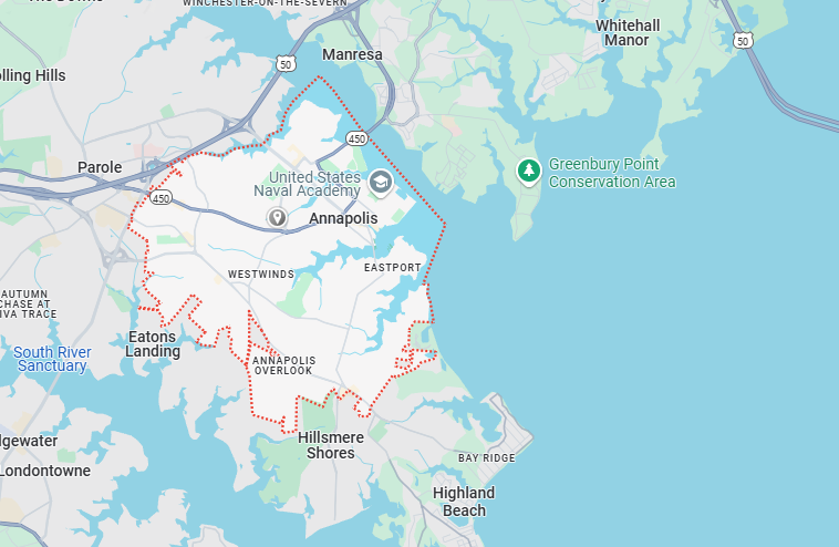 Annapolis, MD Map