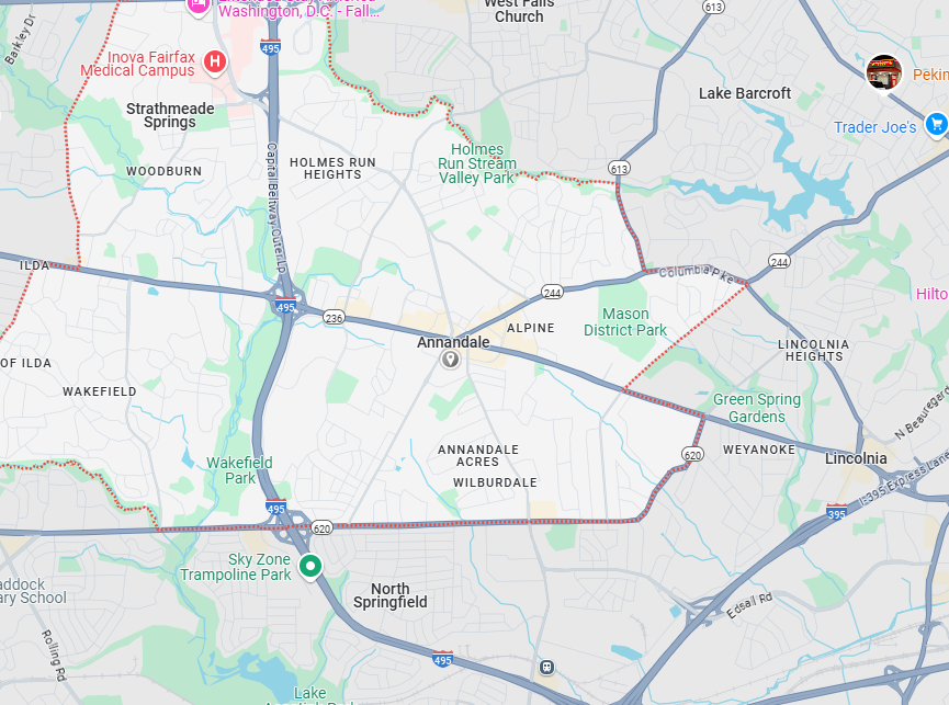 Annandale, VA Map