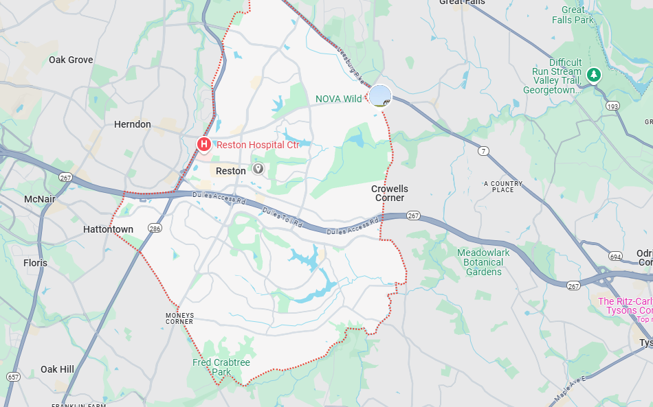 Reston, VA Map